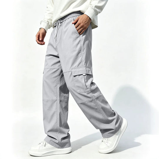Herren Cargohose mit weitem Schnitt und elastischem Bund Shop Nory