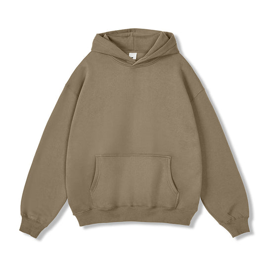 Unisex Oversize-Kapuzenpullover aus Baumwollmix mit Kängurutasche und gerippten Bündchen Shop Nory