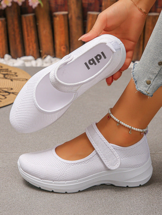 Damen Atmungsaktive Klett-Sneaker Shopnory