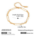 Damen Armband mit klassischem Gliederdesign aus hypoallergenem Edelstahl Shop Nory