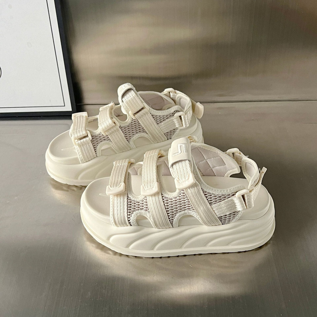 Damen Sportliche Sandalen mit verstellbaren Riemen und dämpfender Sohle