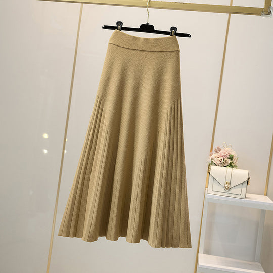 Damen Plissierter Wickelrock Shop Nory