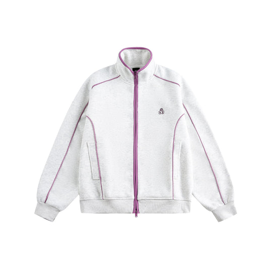 Damen Oversize-Sweatjacke mit Stehkragen und Zwei-Wege-Reißverschluss Shop Nory