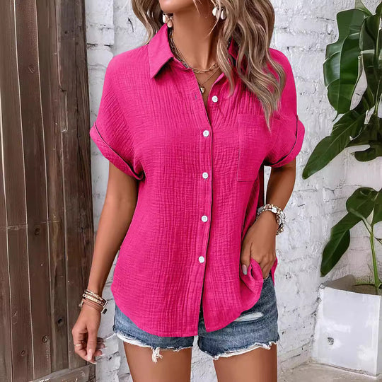 Damen lässige Hemdbluse
