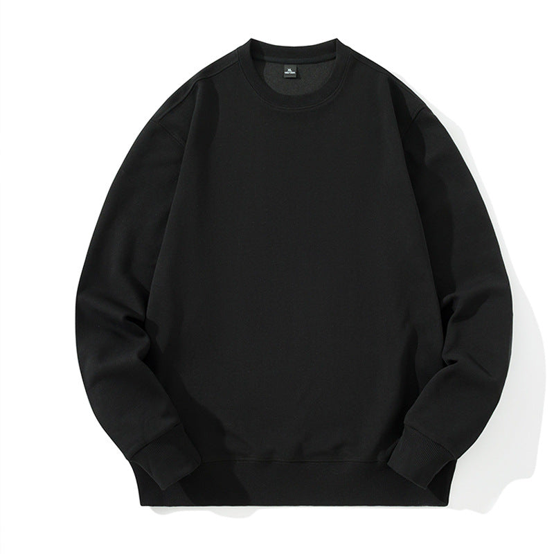 Unisex Oversize Baumwoll-Fleece Sweatshirt mit Rundhalsausschnitt, Rippbündchen und schwerer Qualität Shop Nory