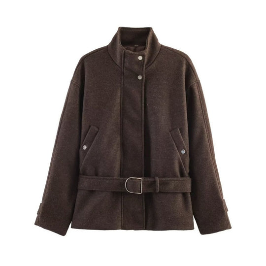 Damen Modische und wendbare Wolljacke