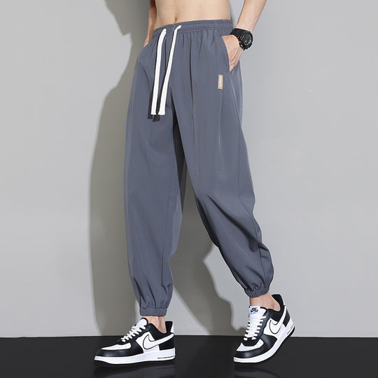 Herren Leichte Sporthose mit verstellbarem Bund