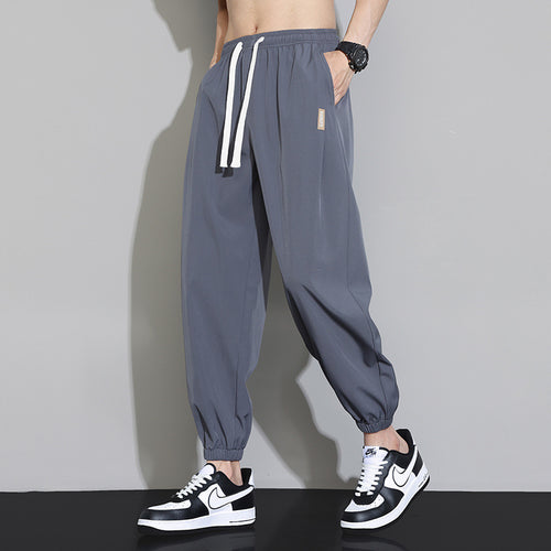 Herren Leichte Sporthose mit verstellbarem Bund