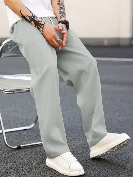 Herren modische Freizeithose mit weiter Passform und elastischem Bund ShopNory