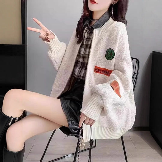 Damen Gemütlicher Oversized Cardigan Shop Nory