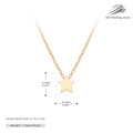 Damen Halskette mit funkelndem Sternanhänger aus hochwertigem 925 Sterling Silber Shop Nory