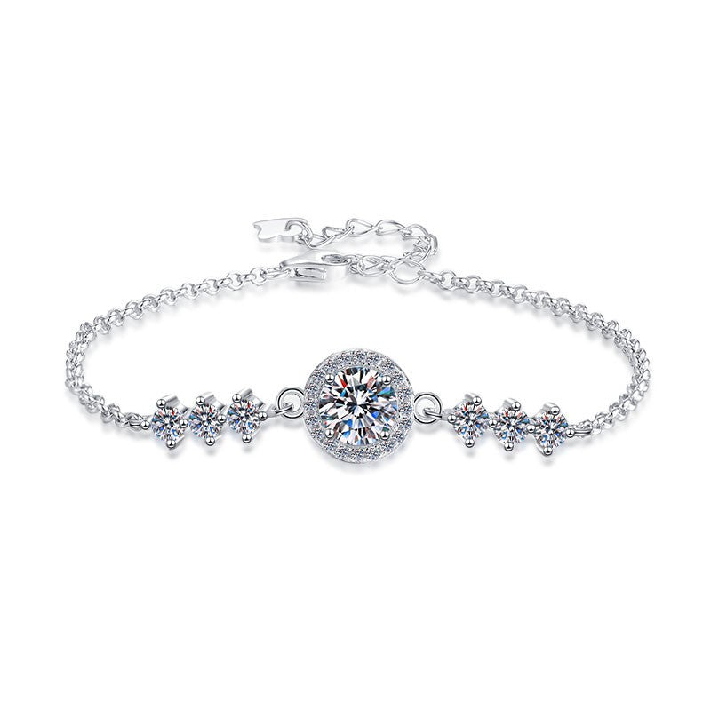 Damen elegantes Armband mit funkelndem Kristall-Shop Nory