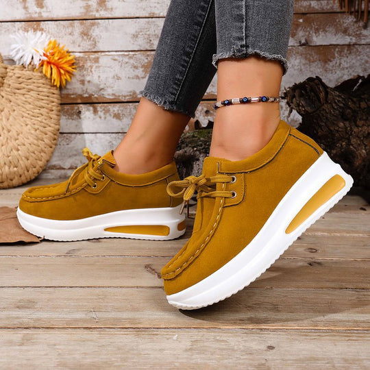 Damen Keil-Sneaker im Mokassin-Stil mit dämpfender Luftkissen-Plateausohle Shop Nory