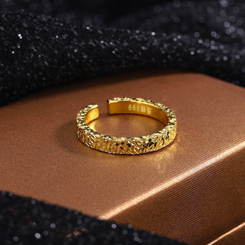 Damen Zarter Ring mit kunstvollem Strukturdesign Shop Nory