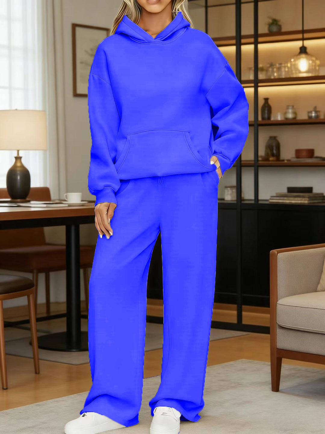Damen nan kuscheliges Oversize Hoodie und weite Jogginghose Set Shop Nory