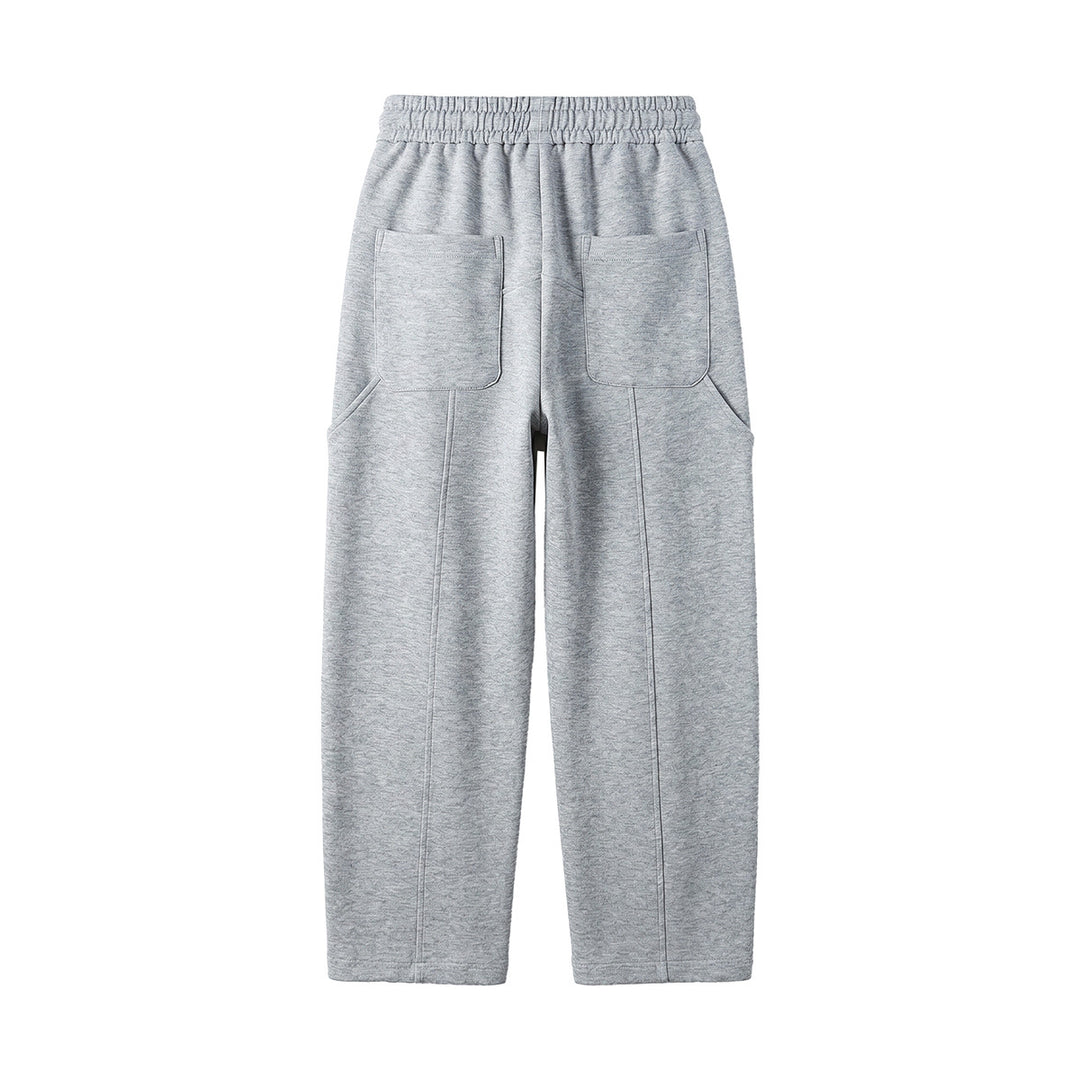 Herren Locker geschnittene Jogginghose mit Tunnelzug, Zierrnähten und Eingrifftaschen Shop Nory