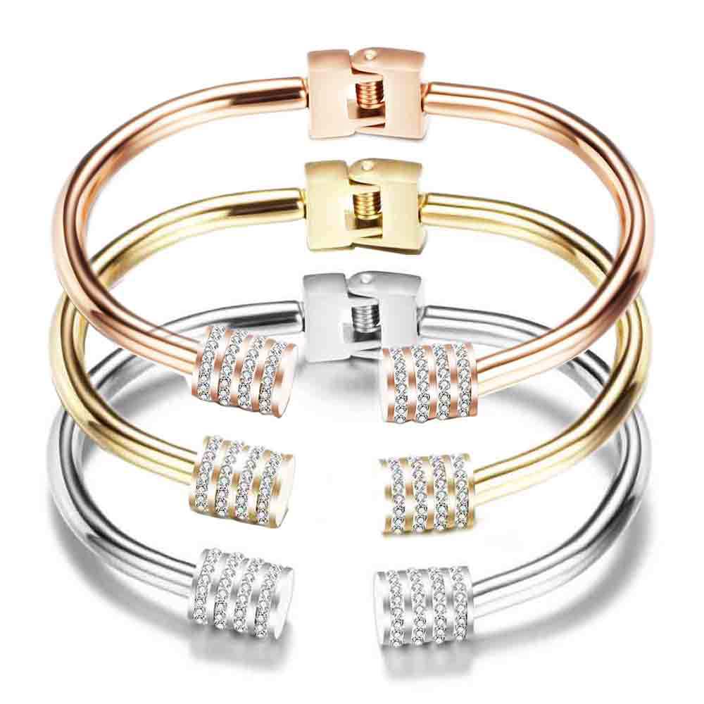 Damen Armreif mit funkelnden Zirkonia und elegantem Design Shop Nory