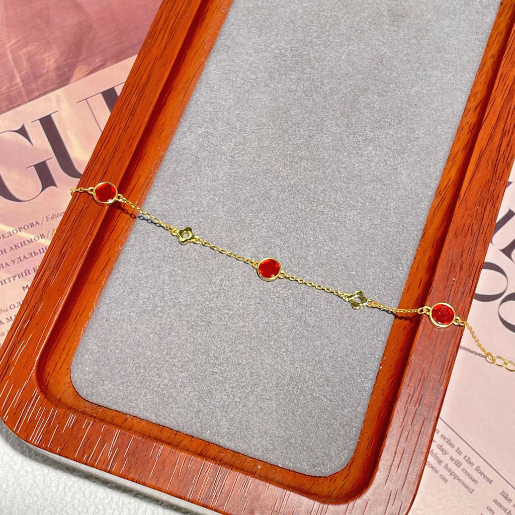 Damen filigranes Armband mit funkelnden Edelstein-Akzenten Shop Nory