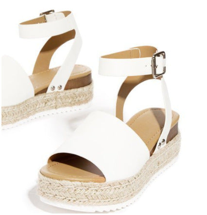 Damen Espadrille Sandalen mit verstellbarem Riemen