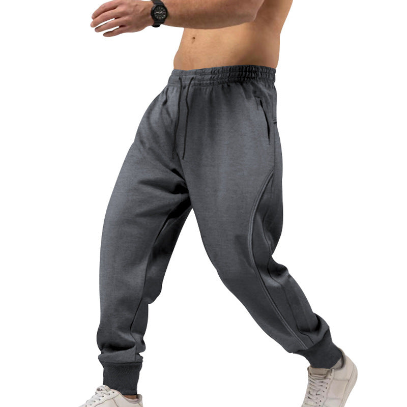 Herren sportliche Jogginghose mit elastischem Bund und Taschen