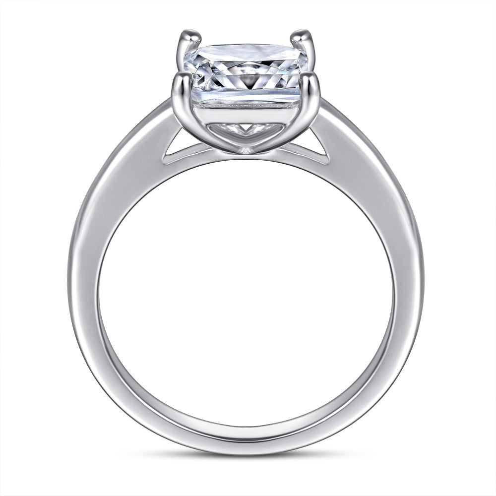 Damen Verlobungsring mit kunstvollem, verwundenem Design und funkelnden Zirkonia Shop Nory