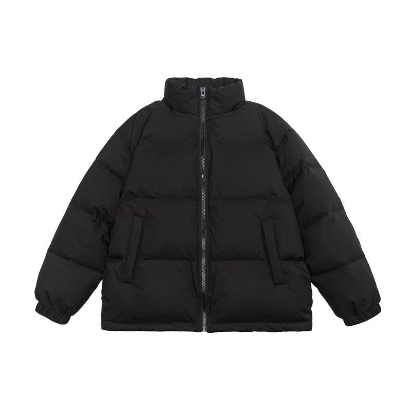 Unisex Oversize Stepp-Winterjacke mit Stehkragen, durchgehendem Reißverschluss und elastischen Bündchen Shop Nory