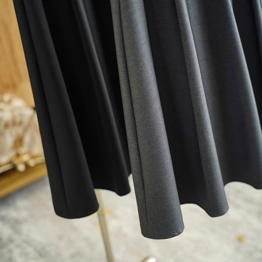 Damen Eleganter Midirock mit Taillengürtel Shop Nory