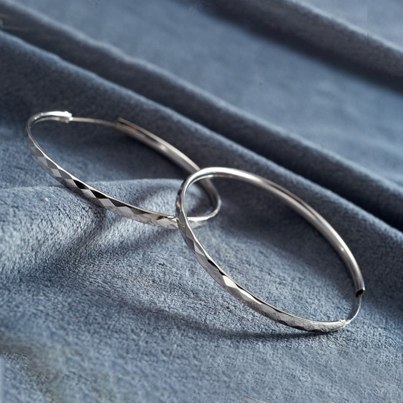 Damen Creolen mit elegantem, facettiertem Design Shop Nory