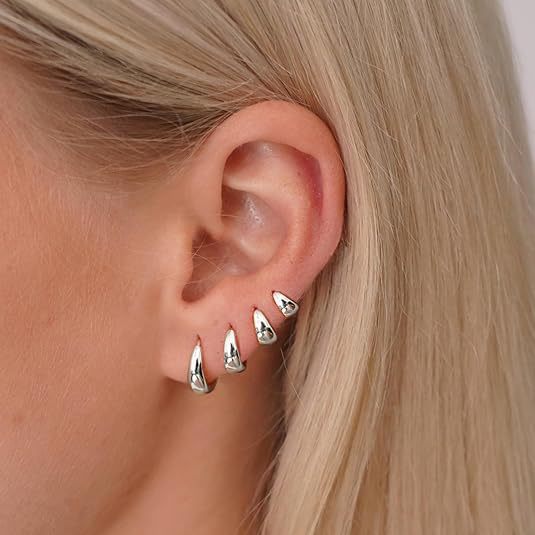Damen Ohrstecker im modernen, organischen Design Shop Nory