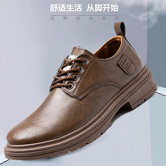 Damen Klassische Lederschuhe mit rutschfester Sohle und elegantem Design