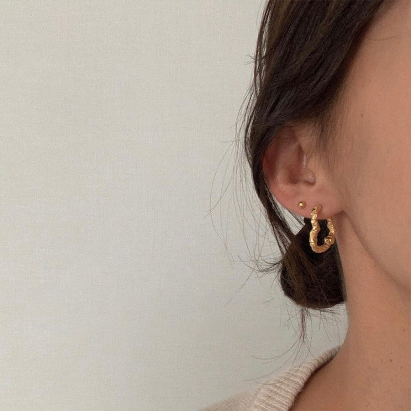 Damen Ohrstecker im künstlerischen Herzdesign Shop Nory