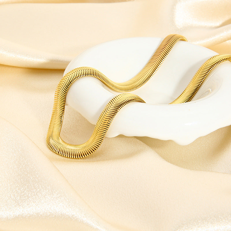 Halskette "Ashley" in Edelstahl - 18k vergoldet | Shop Nory