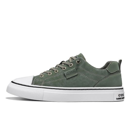 Herren klassische Low-Top Sneaker im Canvas-Look mit verstärkter Zehenkappe und gepolstertem Komfortfußbett Shop Nory