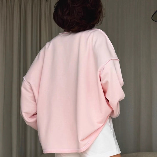 Damen Oversized Sweatshirt mit Raglanärmeln & extra langem Lounge‑Schnitt Shop Nory