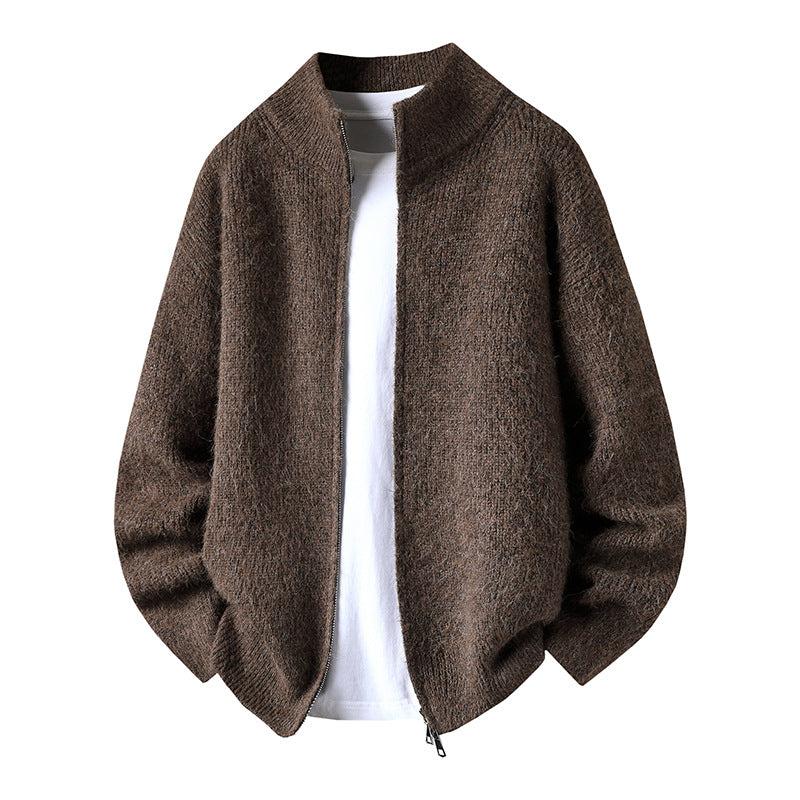 Damen Gemütliche Strickjacke mit Reißverschluss Shop Nory