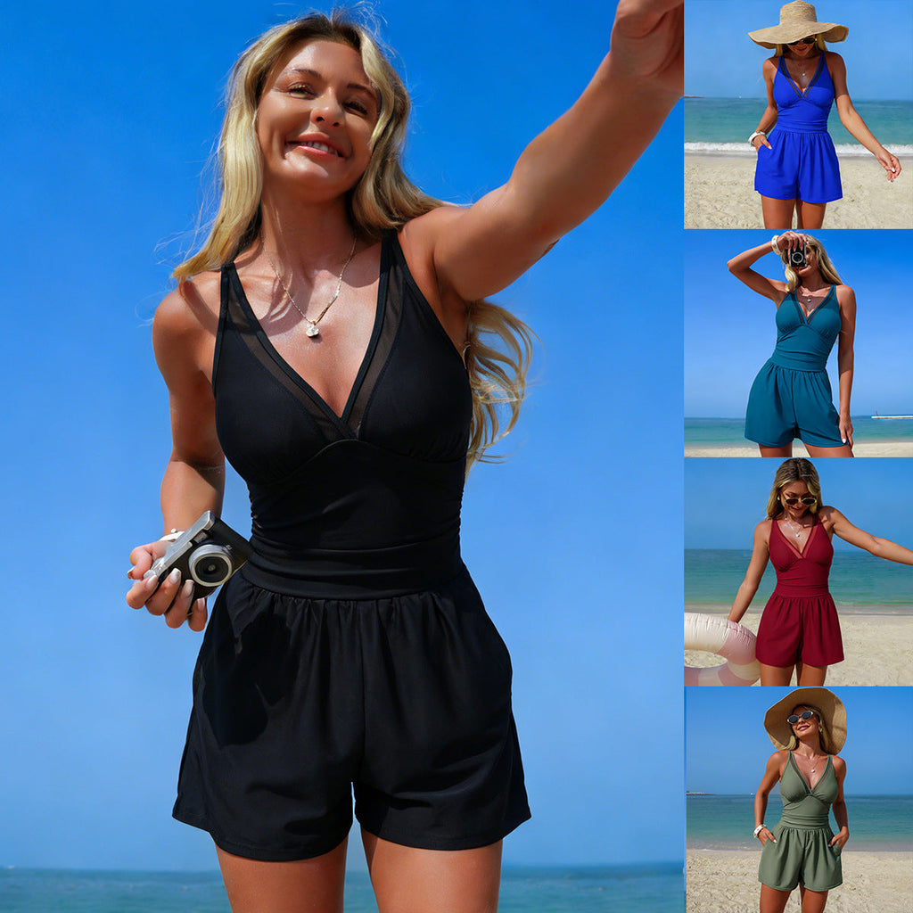Damen Aktueller Bademode Jumpsuit
