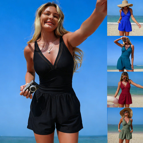 Damen Aktueller Bademode Jumpsuit