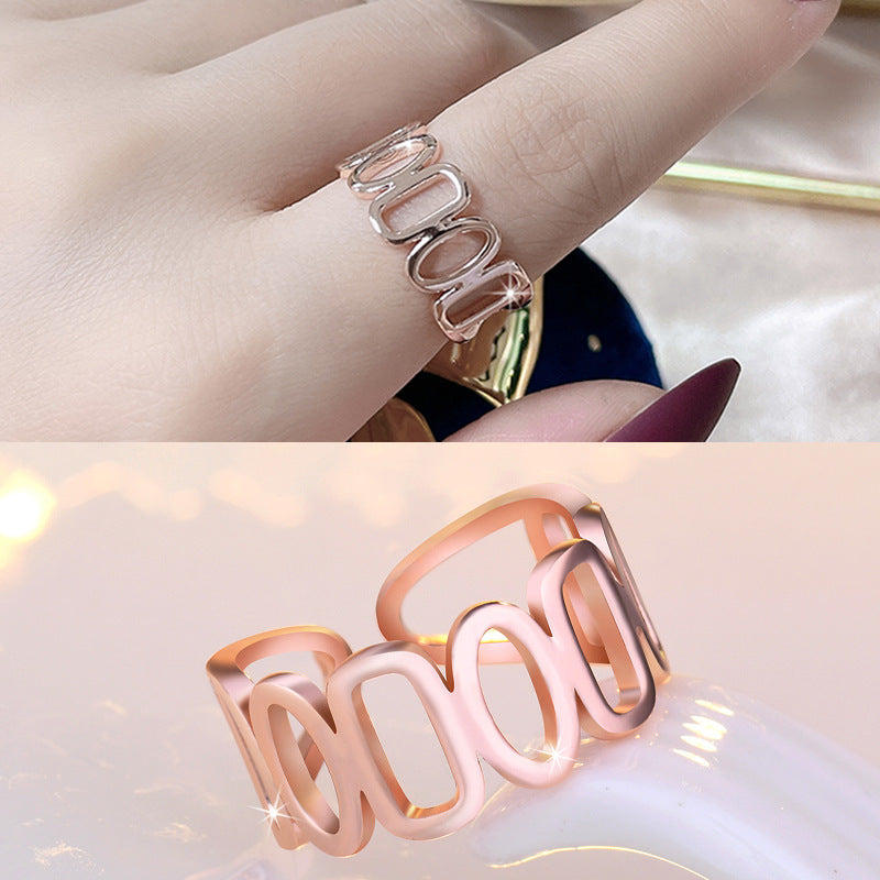 Damen Modischer Ring mit einzigartigem Design Shop Nory