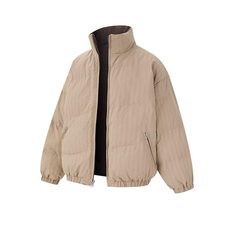 Unisex Wendbare Boxy-Jacke mit gesteppter Außen- und Fleece-Innenseite Shop Nory