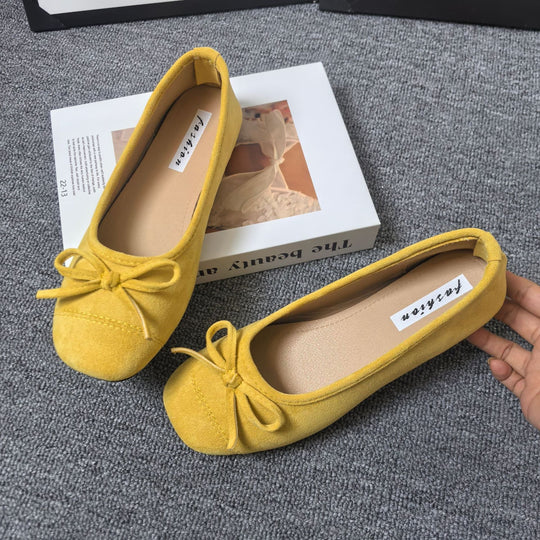 Damen Ballerinas mit elegantem Schleifen-Detail und softem Innenfutter