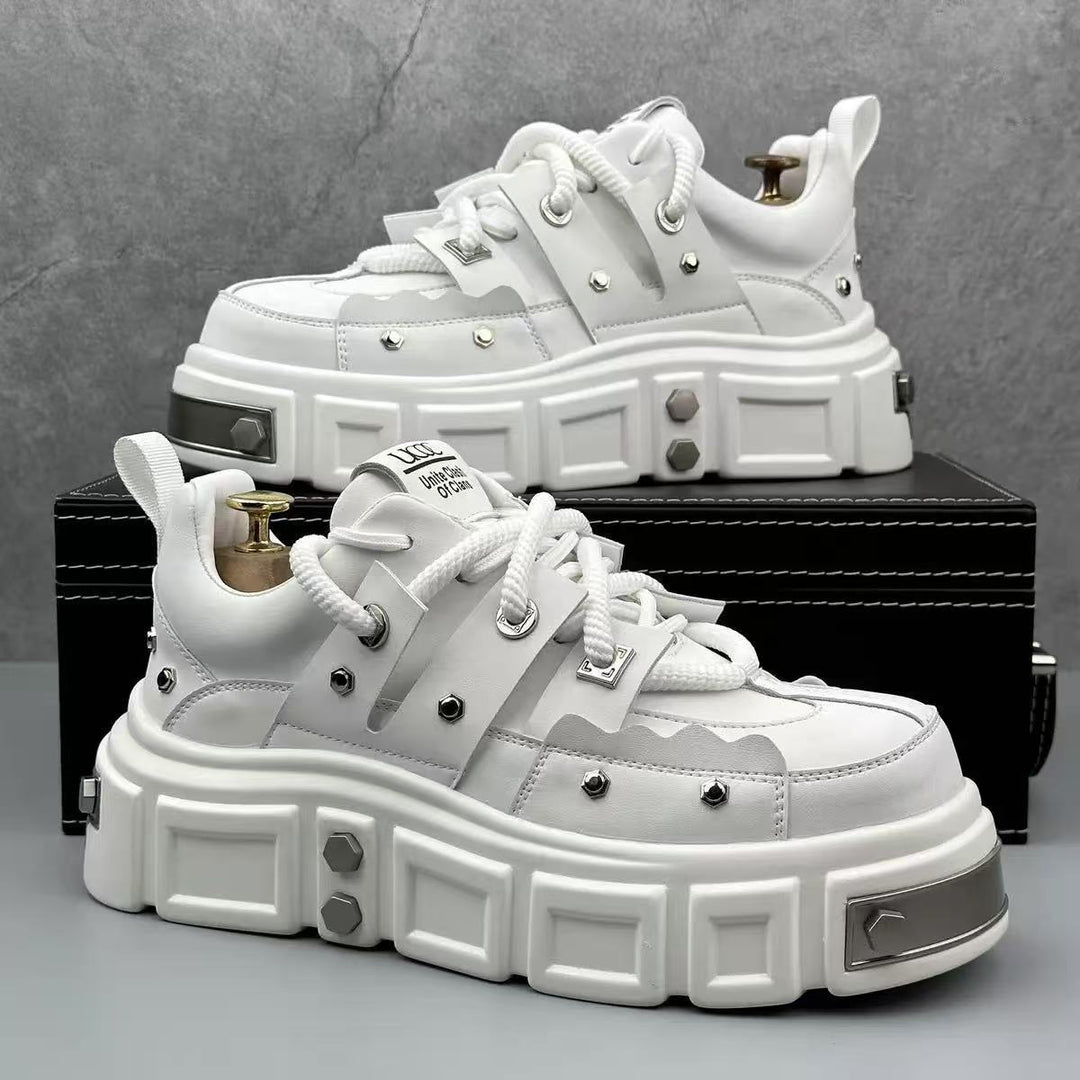Damen Chunky Sneakers mit auffälligem Design und strapazierfähigem Obermaterial