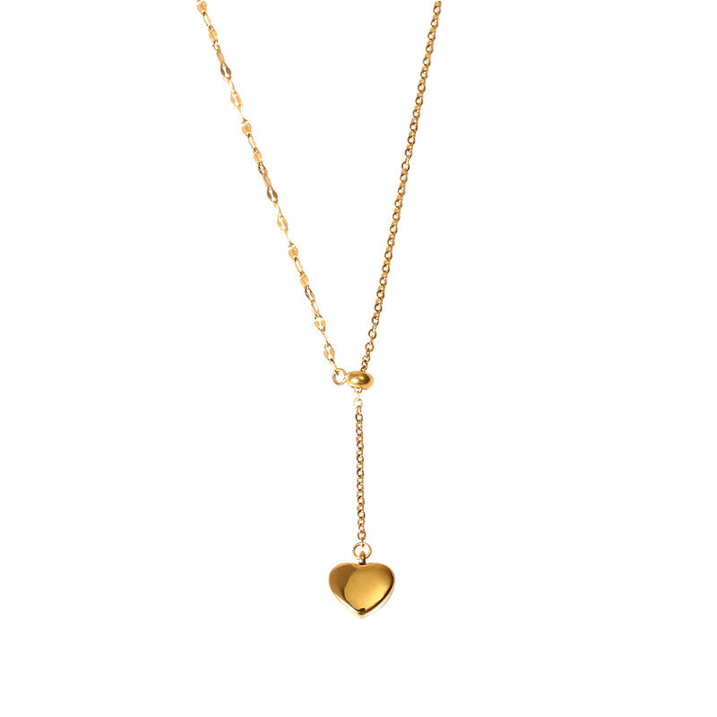 Damenschmuck Herz Charm Lagenhalskette Shop Nory