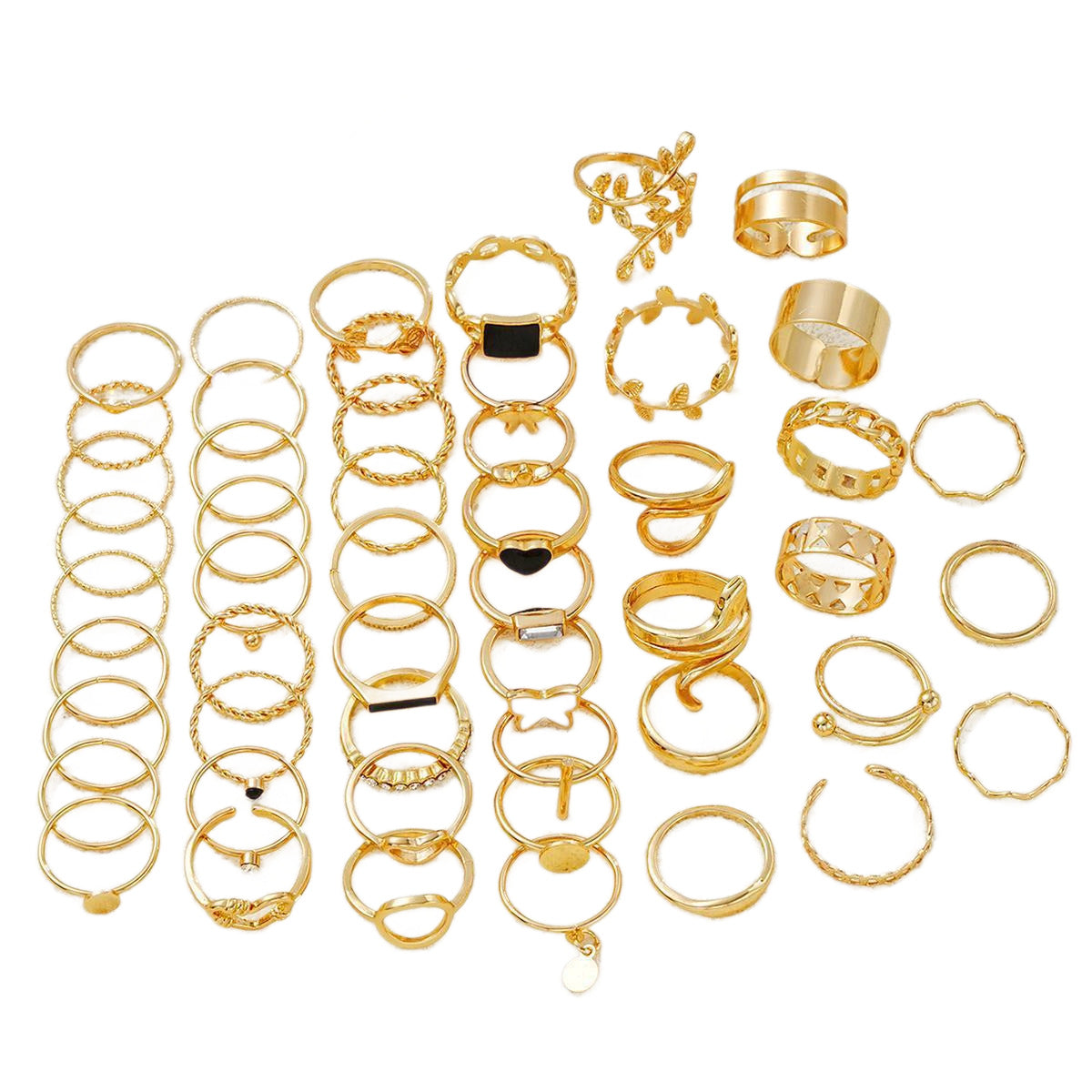 Damen Ring-Set mit modernen und kreativen Designvariationen Shop Nory