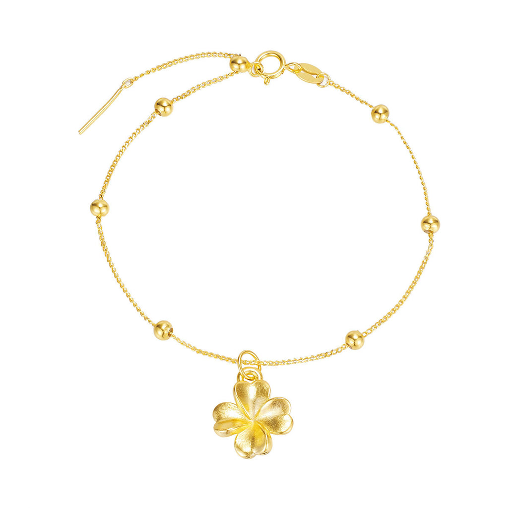 Damen elegantes Armband mit kunstvollem Blütenanhänger und hochwertigen Details Shop Nory