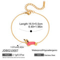 Damen Armband mit verspieltem Dackel-Motiv aus hypoallergenem Edelstahl Shop Nory