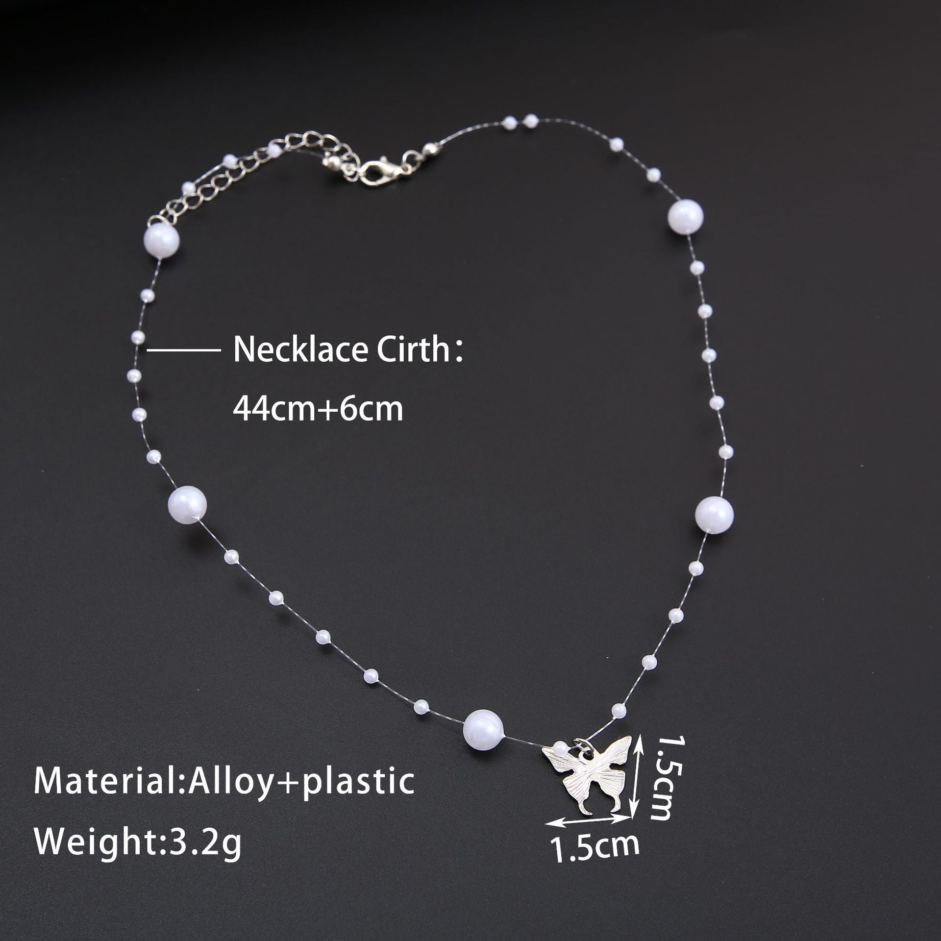 Damen Choker-Halskette mit floralen Details und Perlenakzenten Shop Nory