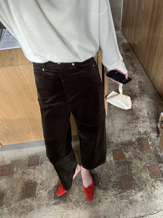 Damen Elegante weite Cordhose Shop Nory