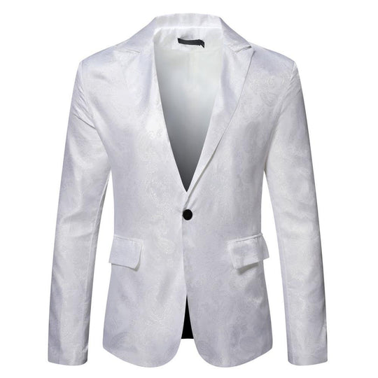 Herren festlicher Blazer mit kunstvollem Muster