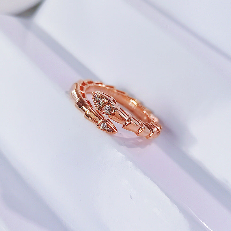Damen Ring im künstlerischen Design mit funkelnden Akzenten Shop Nory