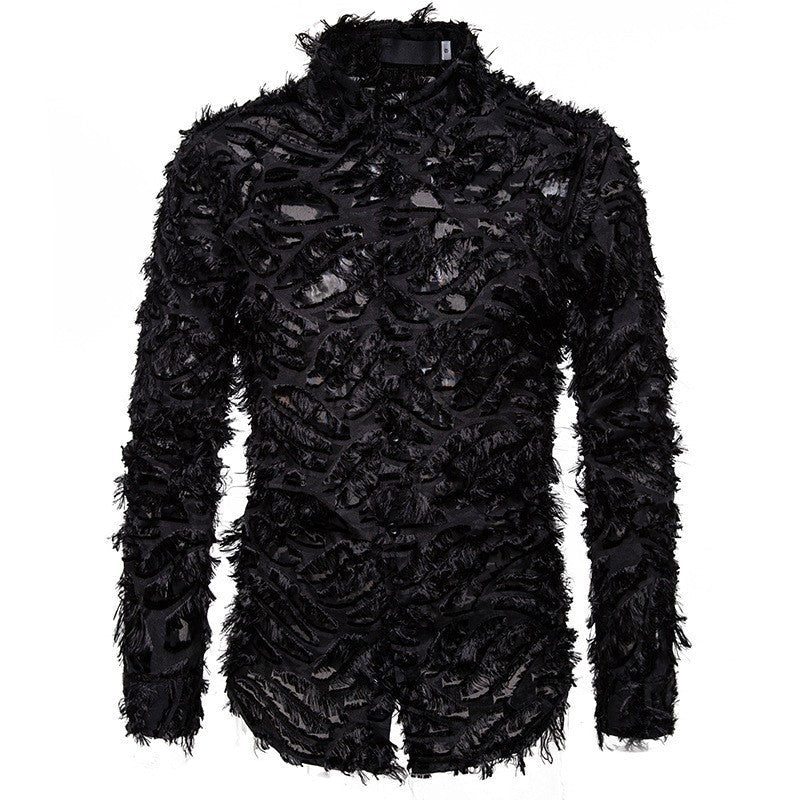 Herren Modisches Hemd mit strukturiertem Design